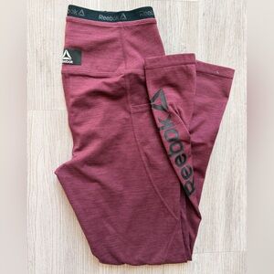 Reebok Kids Maroon Leggings